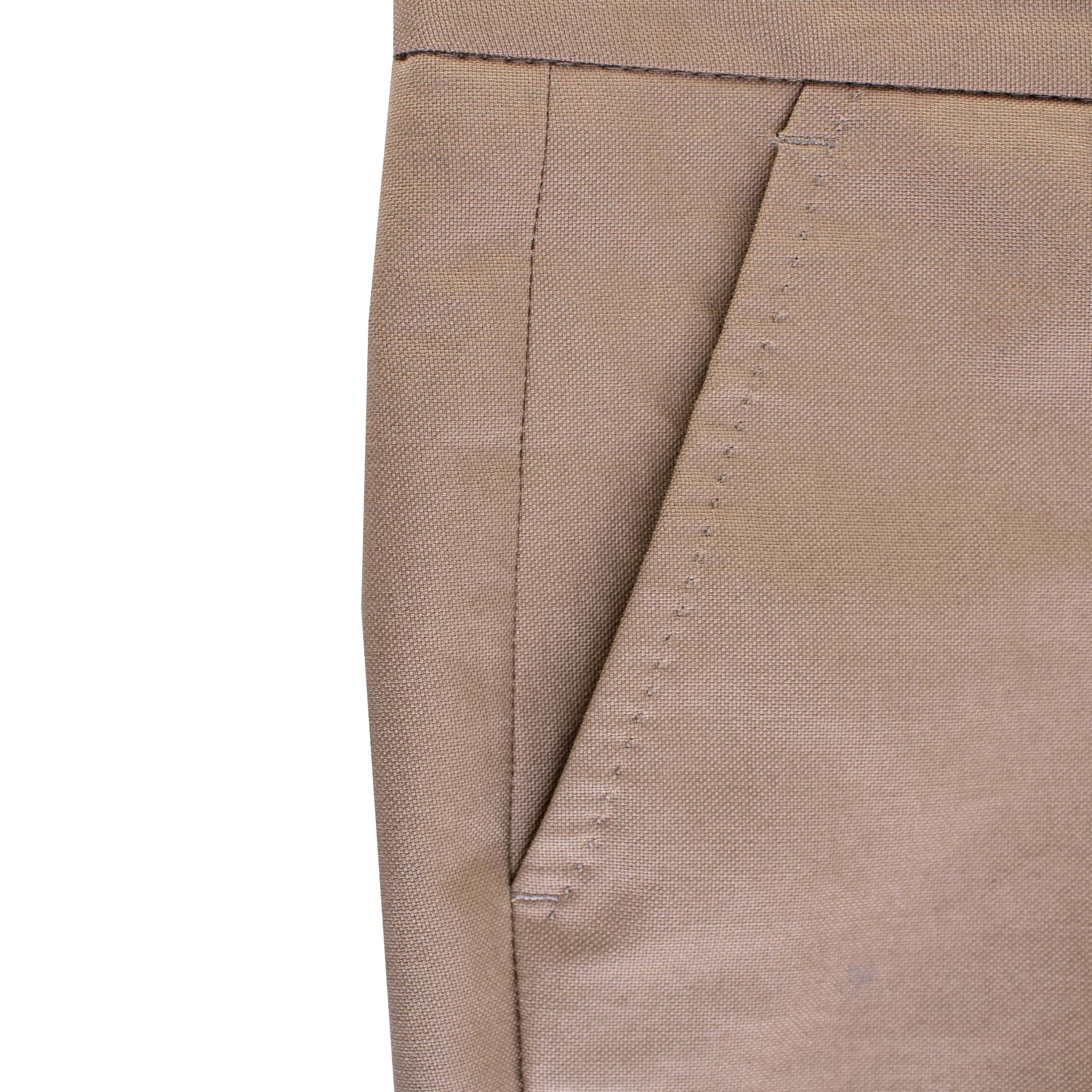 Lardini Beige Cotton Chino Trousers - Fizigo