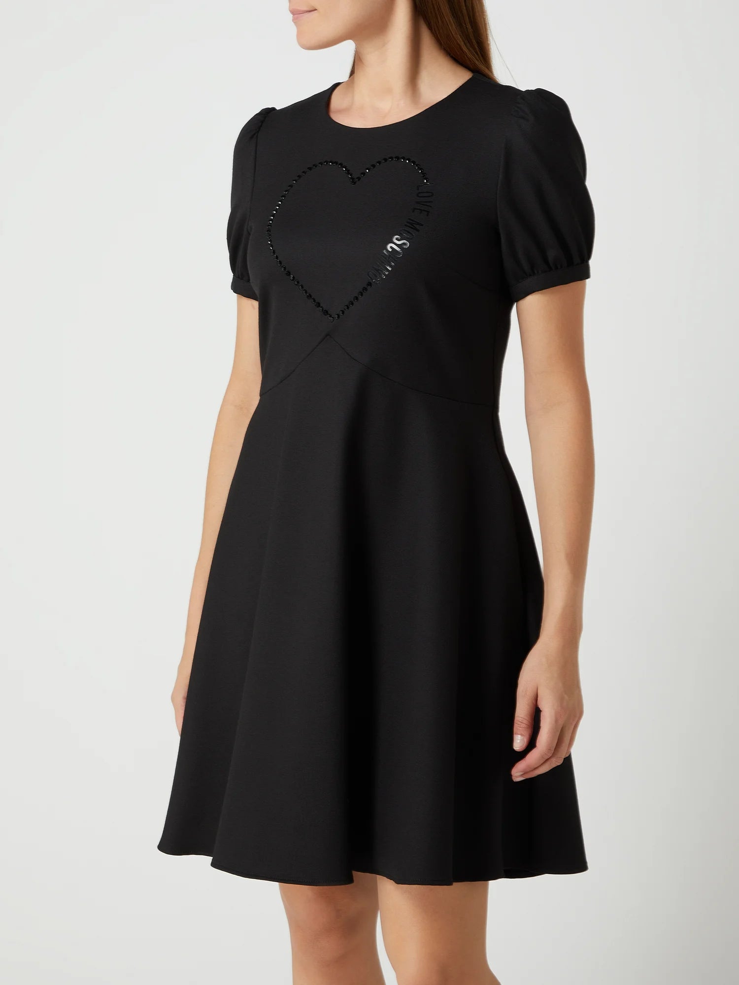 Love Moschino Black Polyester Dress - Fizigo