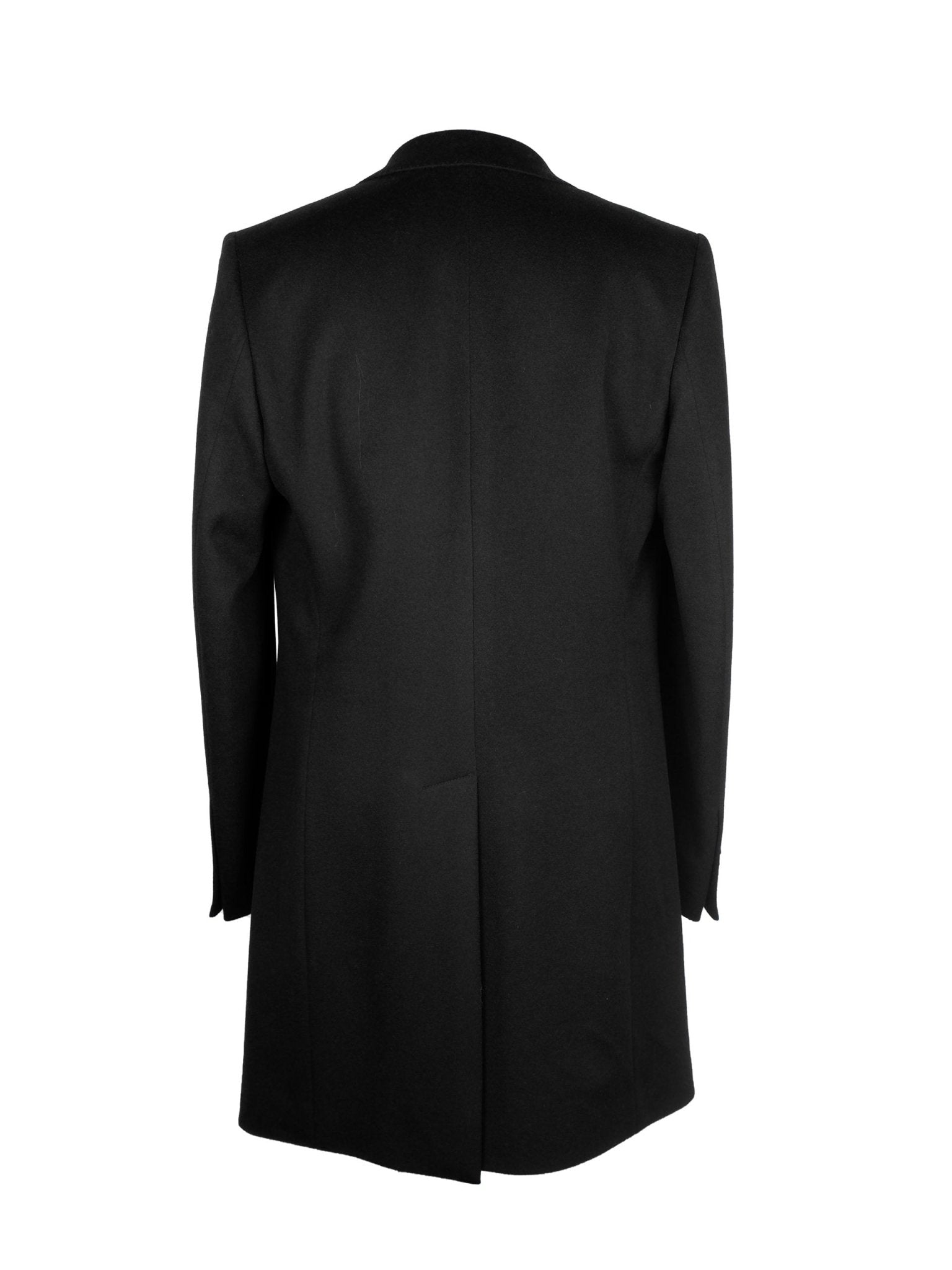 Made in Italy Black Wool Jacket - Fizigo