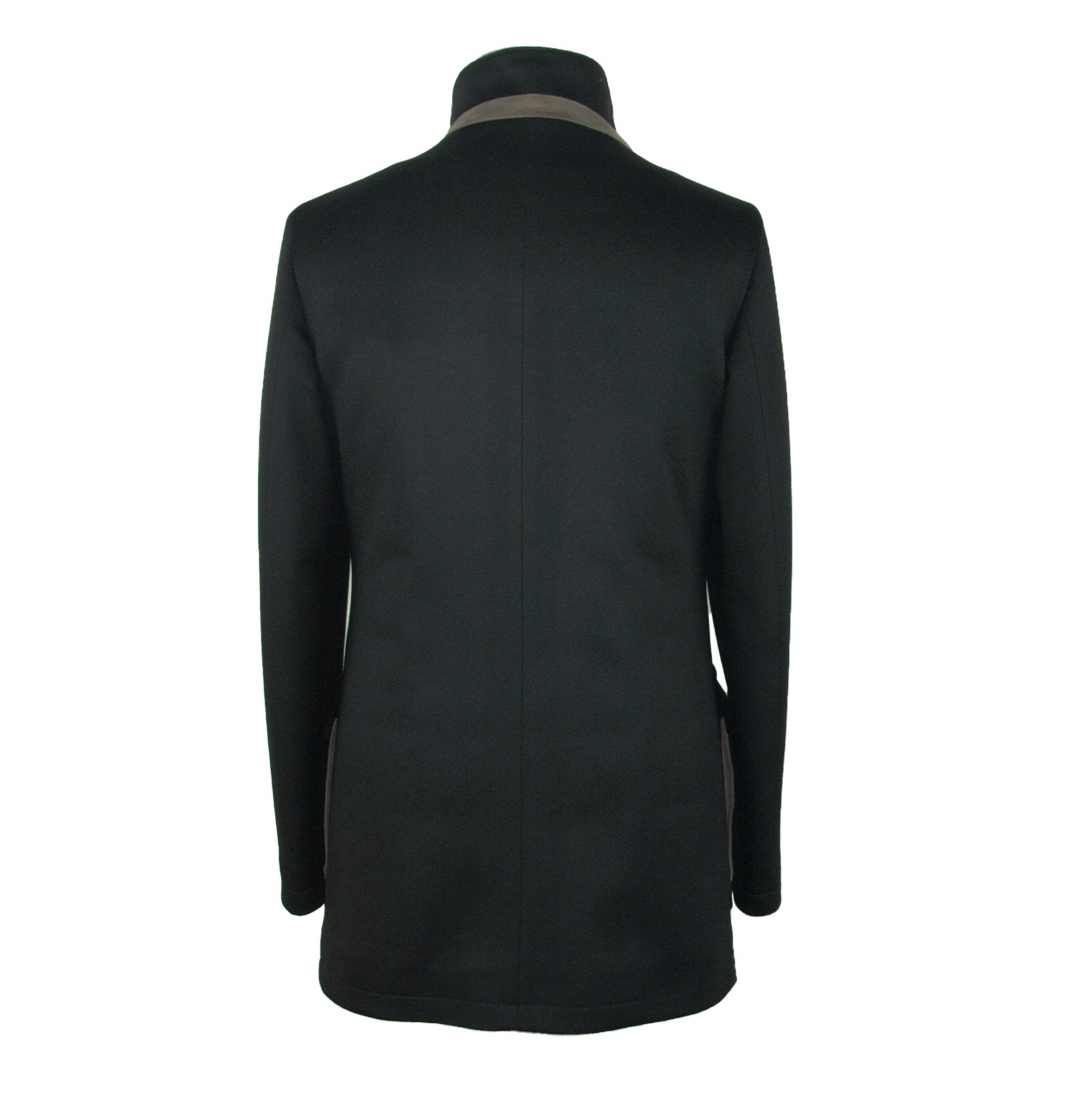 Made in Italy Black Wool Jacket - Fizigo