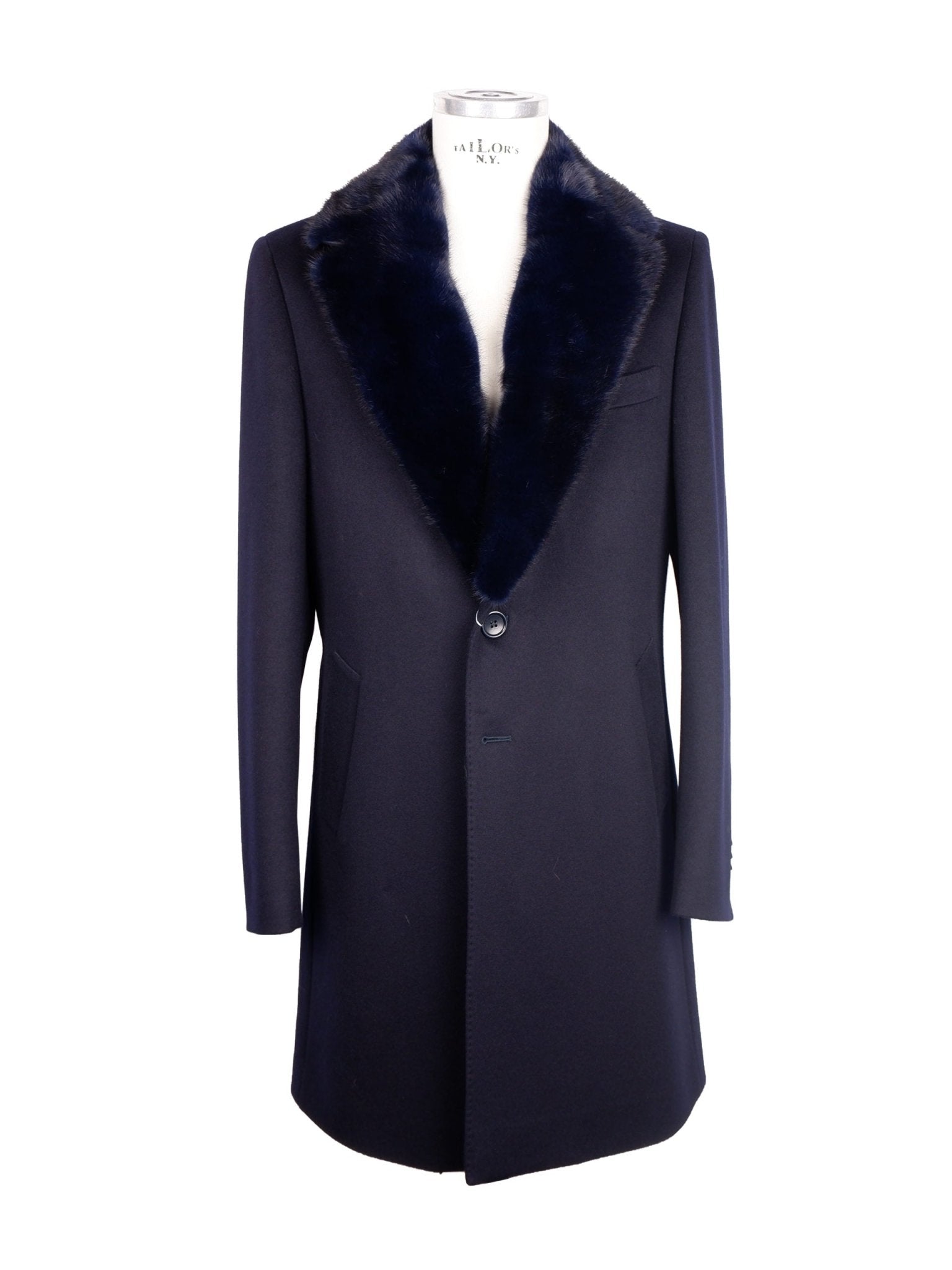 Made in Italy Blue Wool Jacket - Fizigo