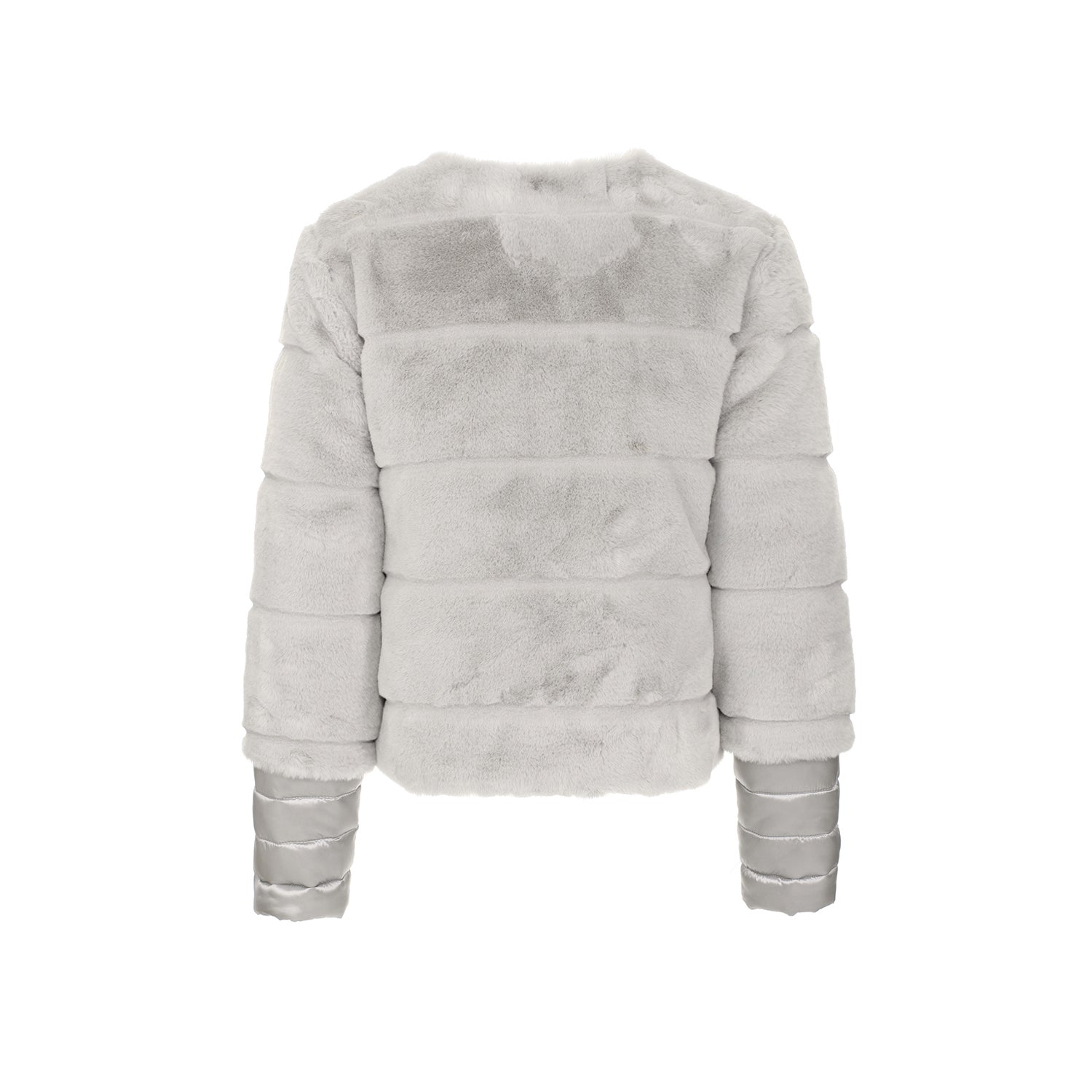 Maison Espin Gray Polyester Jackets & Coat - Fizigo