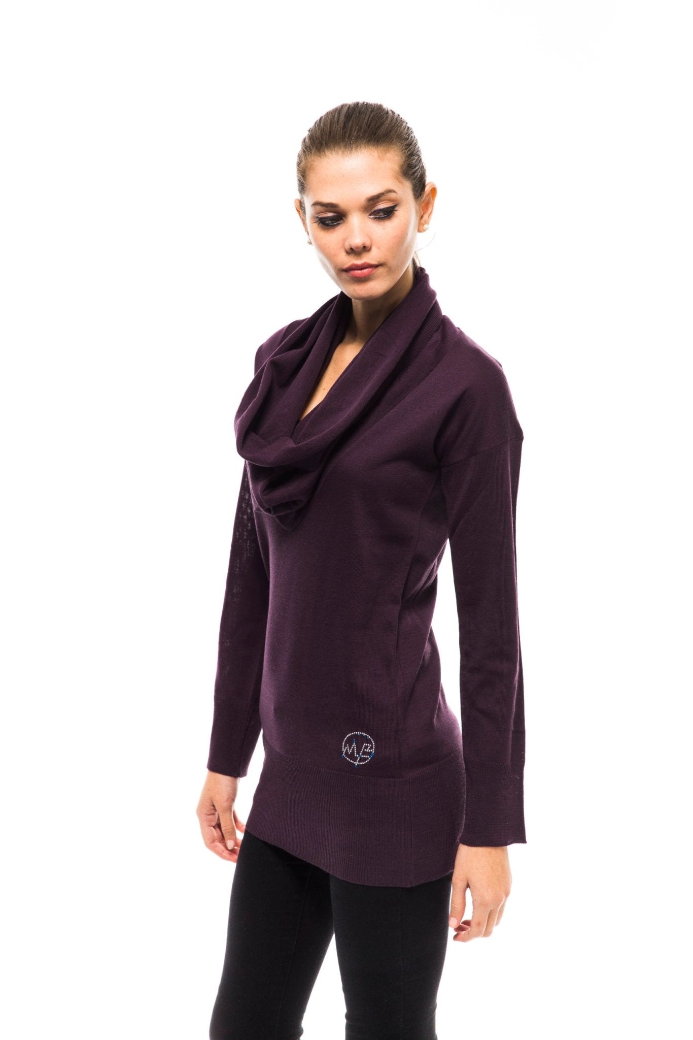 Montana Blu Violet Wool Sweater - Fizigo