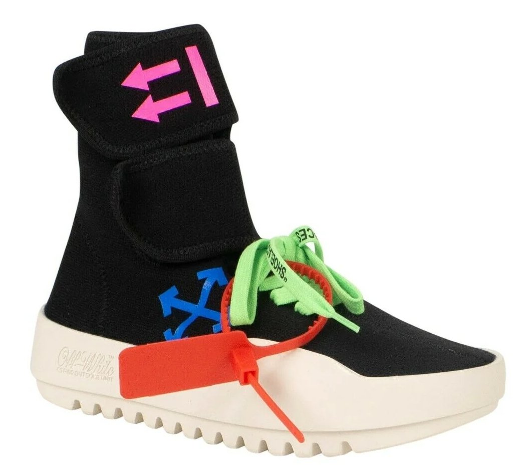Off-White Black Polyamide Sneaker - Fizigo