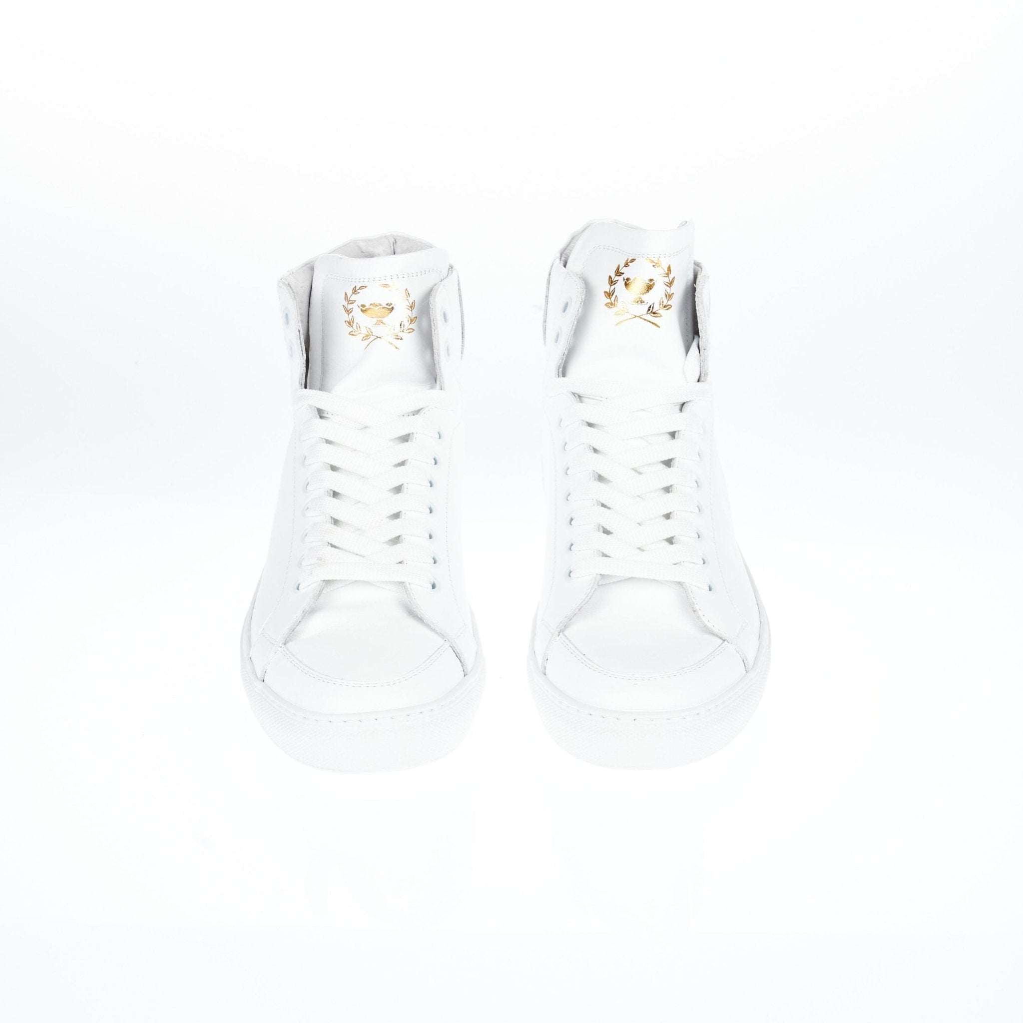 Pantofola D'Oro White Leather Sneaker - Fizigo