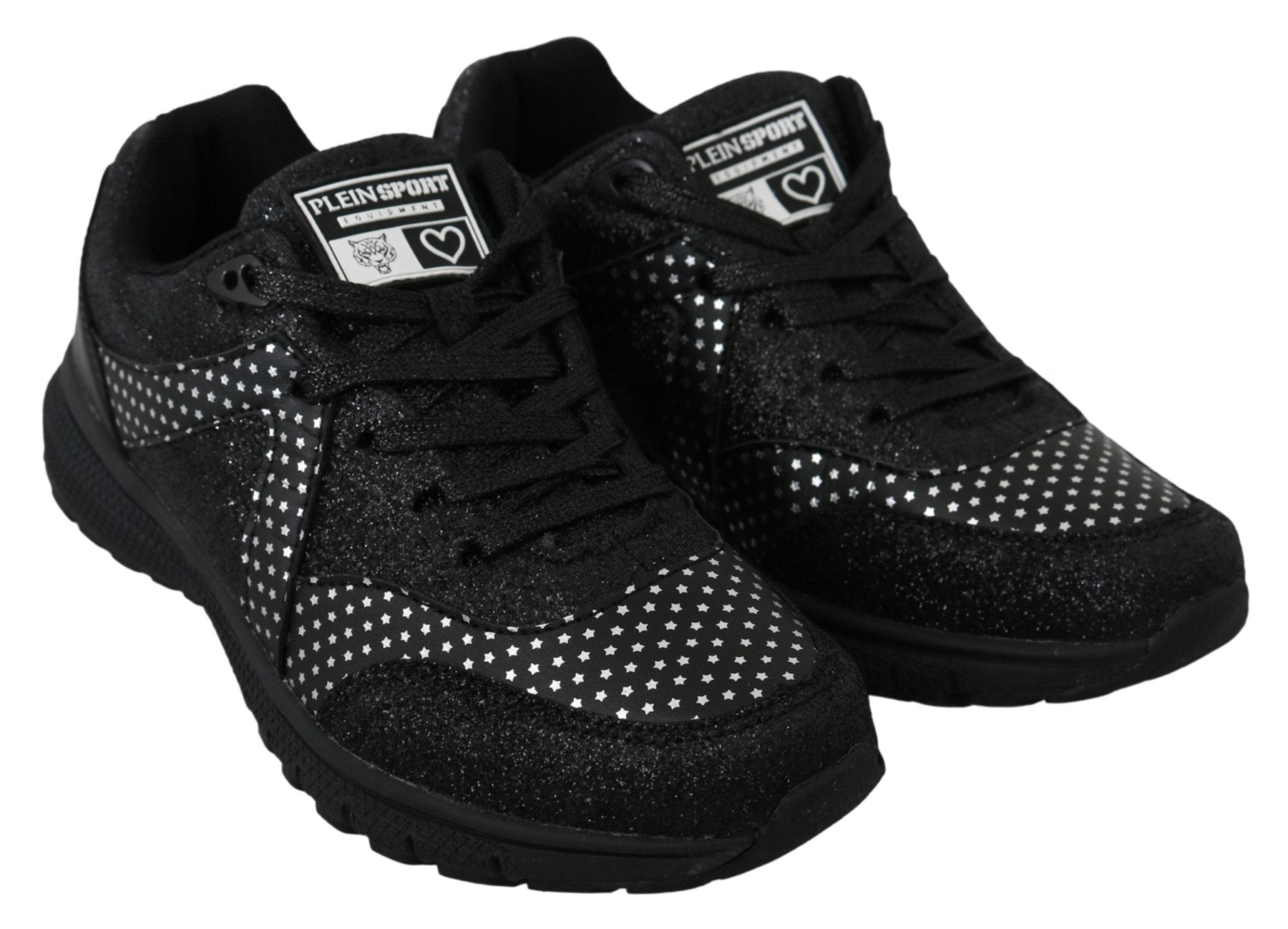Philipp Plein Black Running Jasmines Sneakers Shoes - Fizigo
