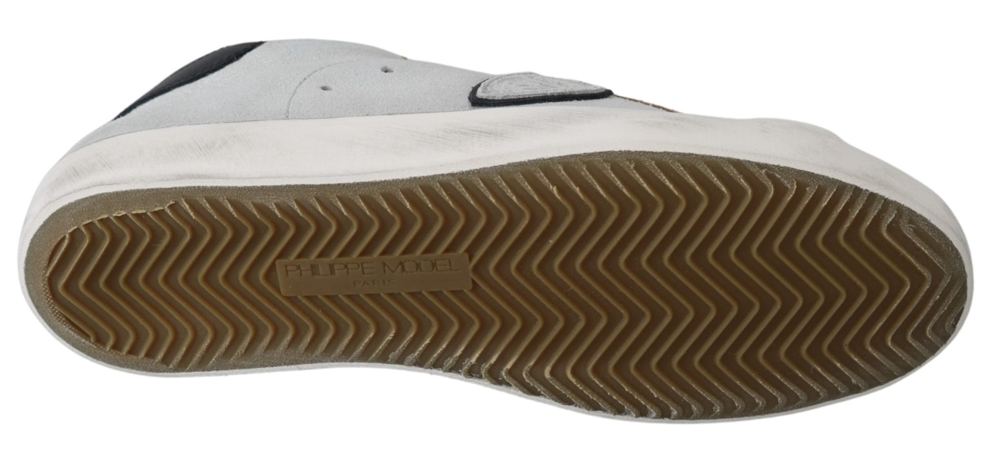 Philippe Model Gray Rose Leather Casual Mens Sneakers Shoes - Fizigo