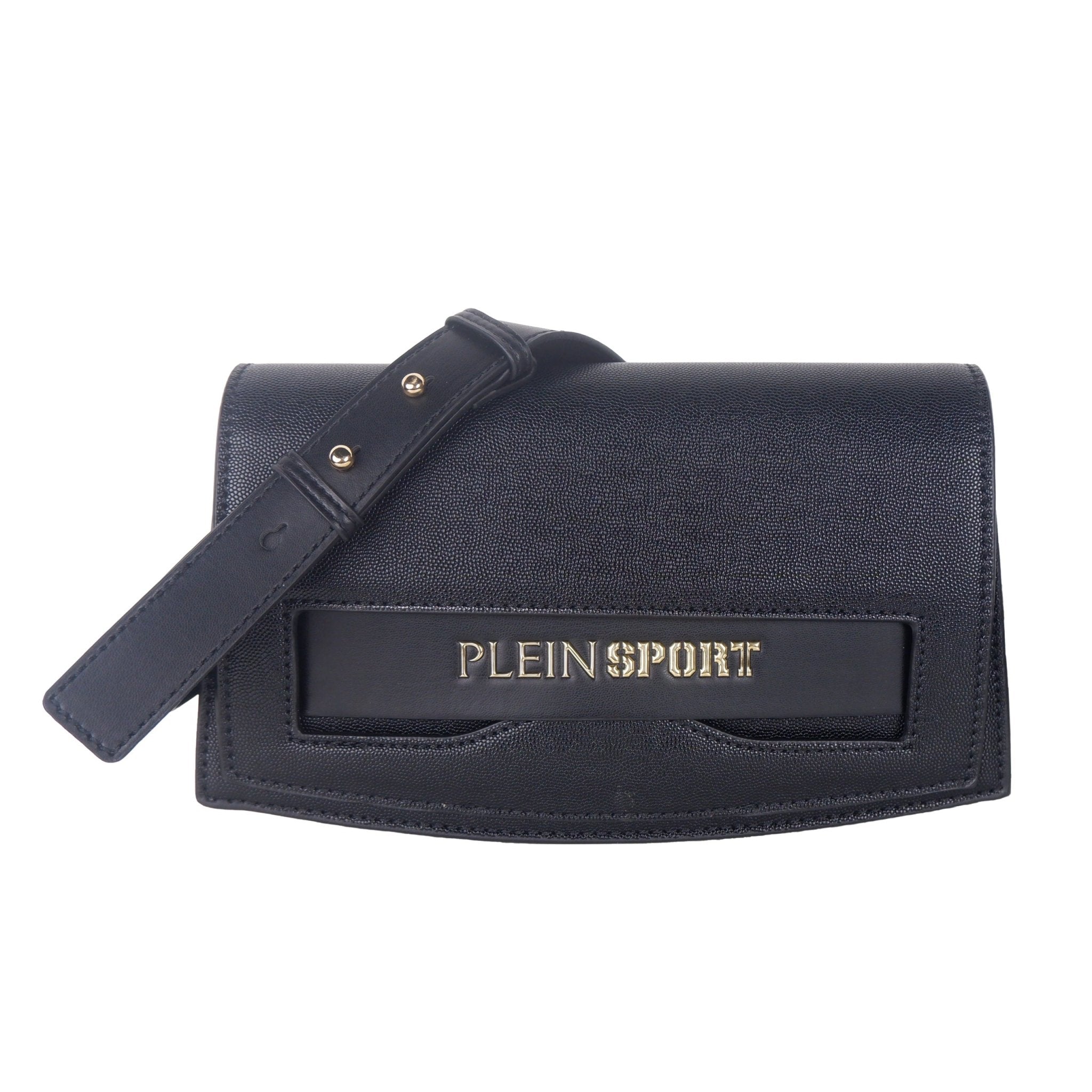 Plein Sport Black Polyurethane Crossbody Bag - Fizigo