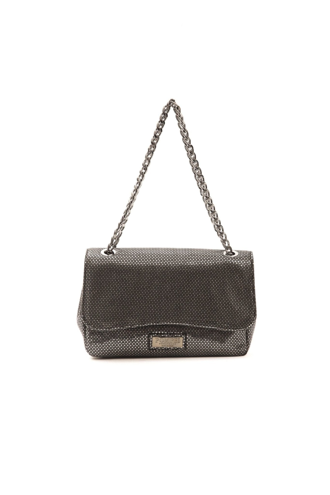 Pompei Donatella Gray Leather Crossbody Bag - Fizigo