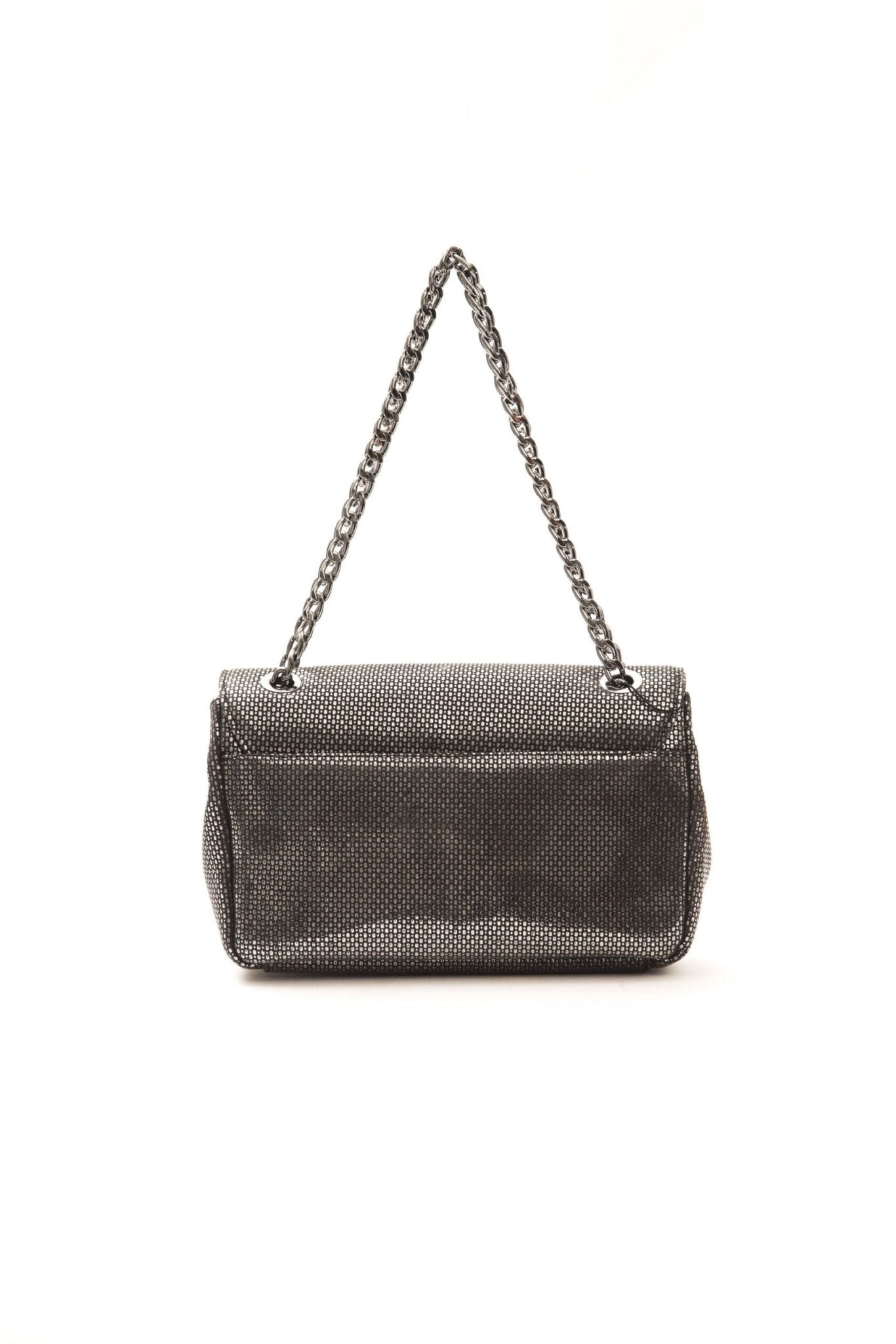 Pompei Donatella Gray Leather Crossbody Bag - Fizigo