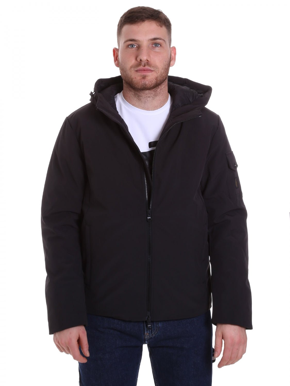 Refrigiwear Black Polyester Jacket - Fizigo