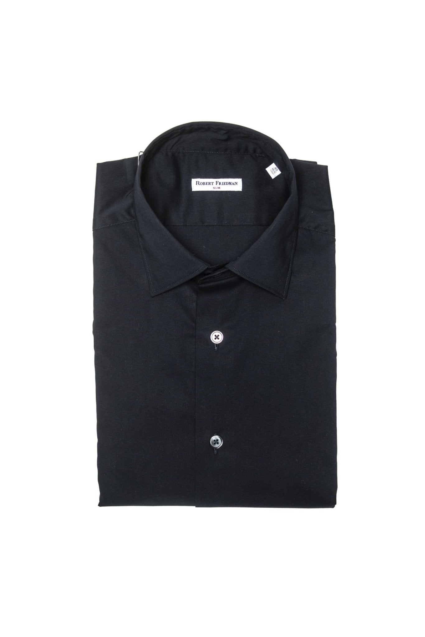 Robert Friedman Black Cotton Shirt - Fizigo