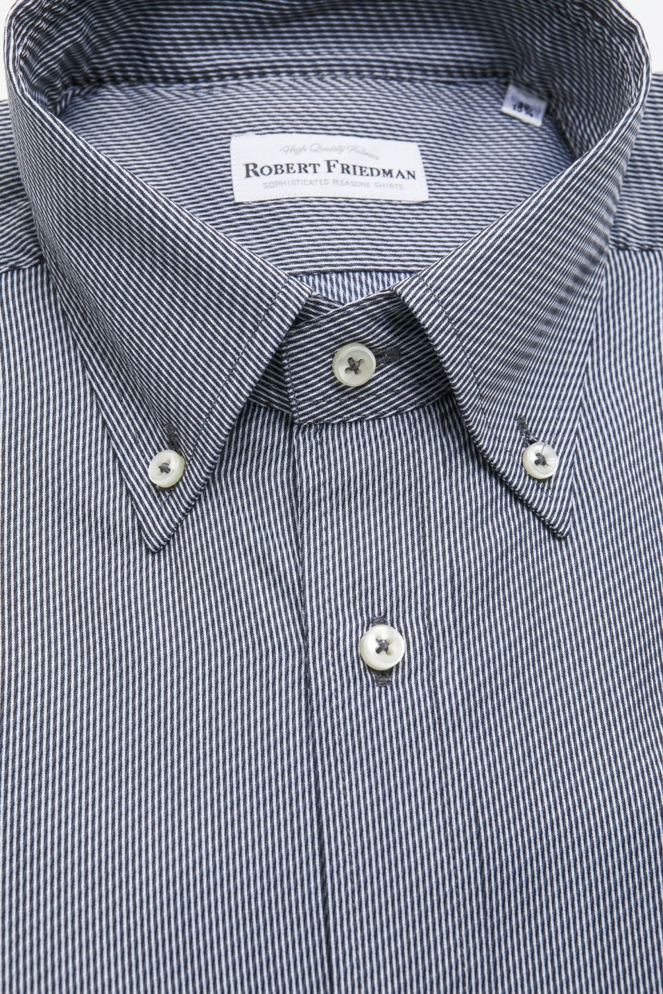 Robert Friedman Blue Cotton Shirt - Fizigo