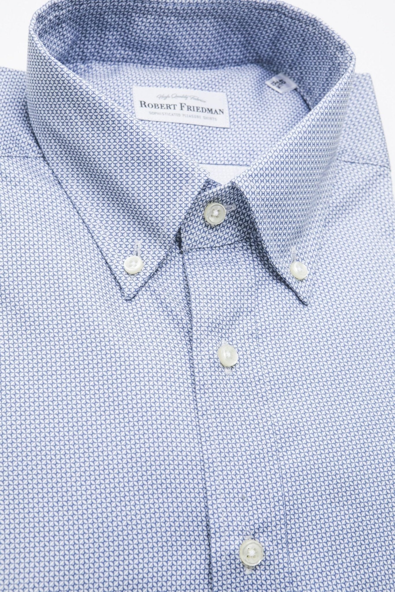 Robert Friedman Light-blue Cotton Shirt - Fizigo