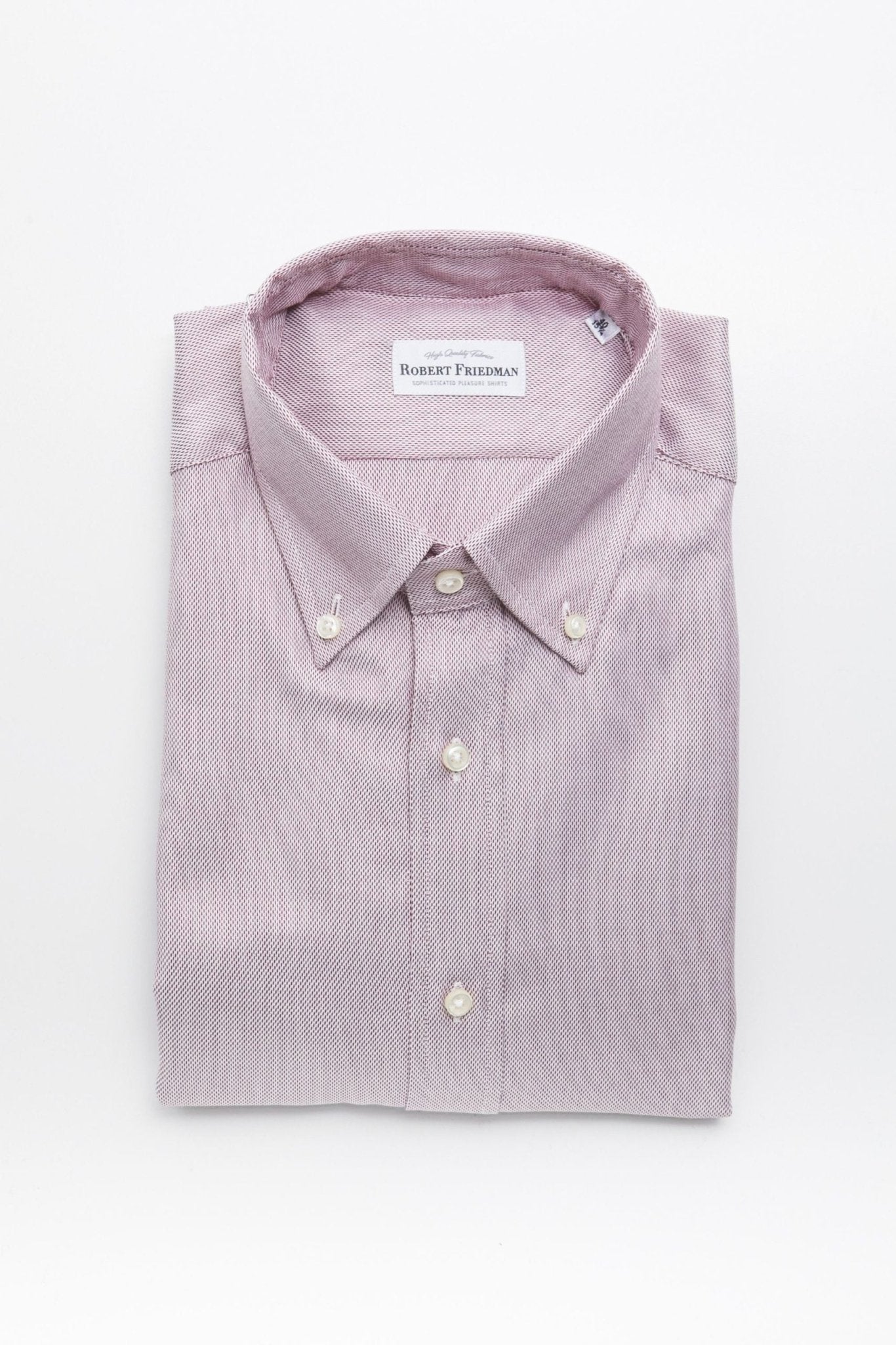 Robert Friedman Red Cotton Shirt - Fizigo