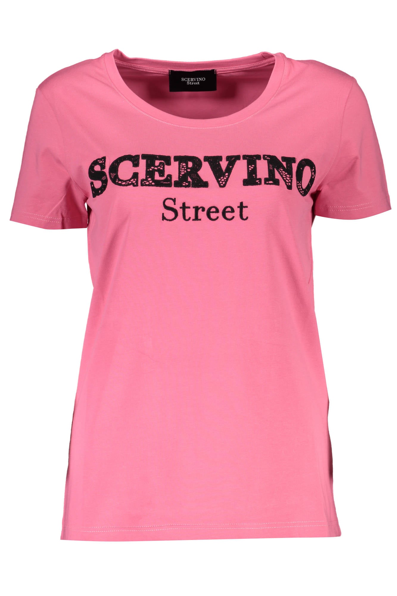 Scervino Street Pink Cotton Tops & T-Shirt - Fizigo