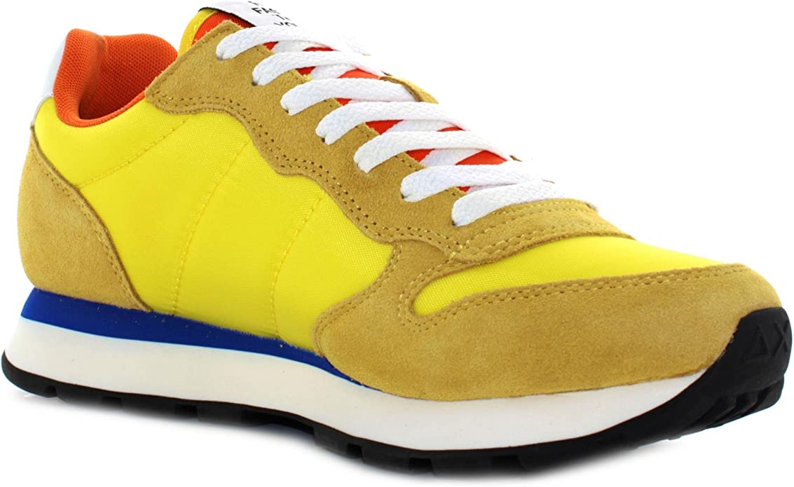 Sun68 Yellow Leather Sneaker - Fizigo