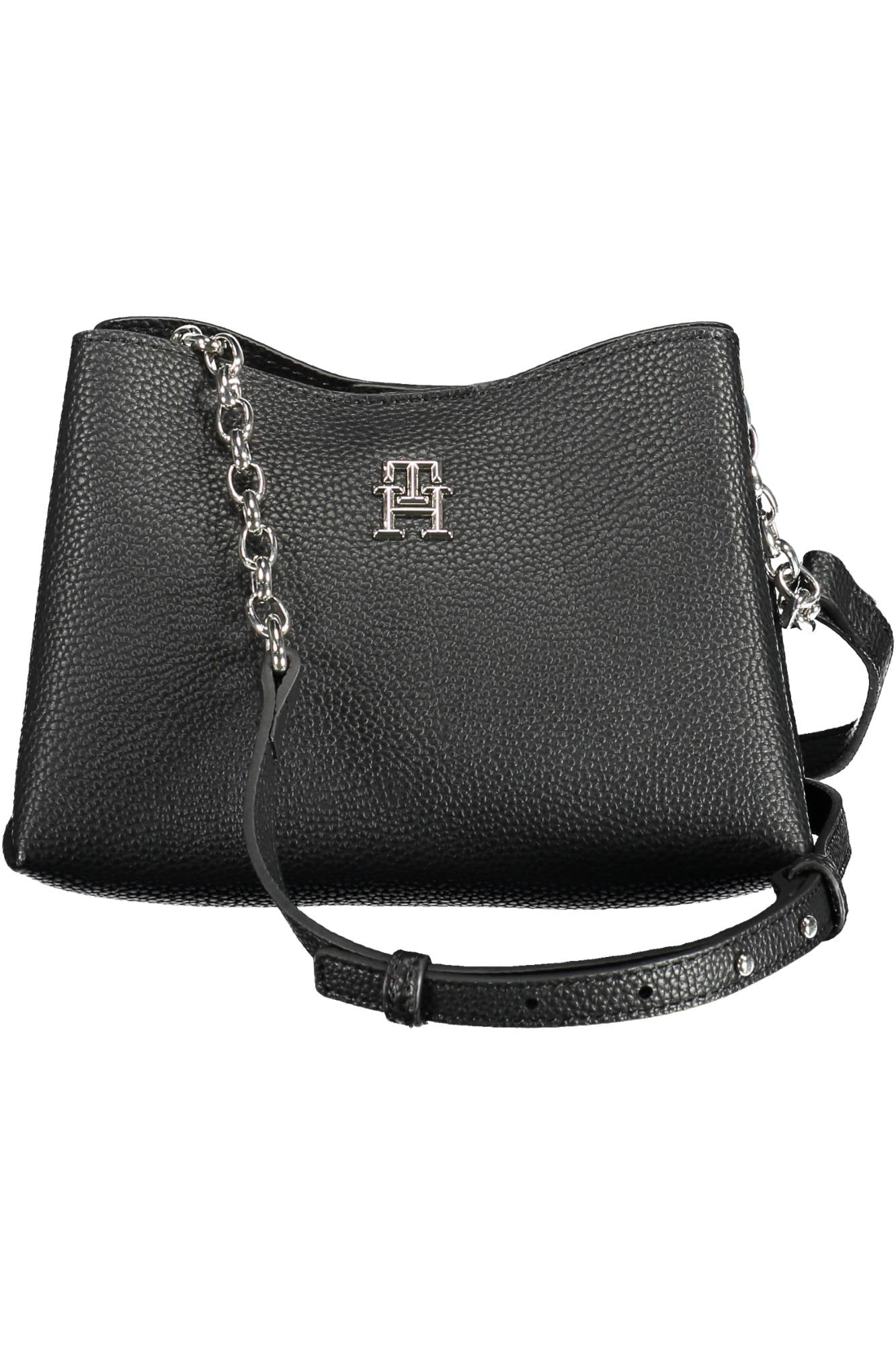 Tommy Hilfiger Black Polyester Handbag - Fizigo
