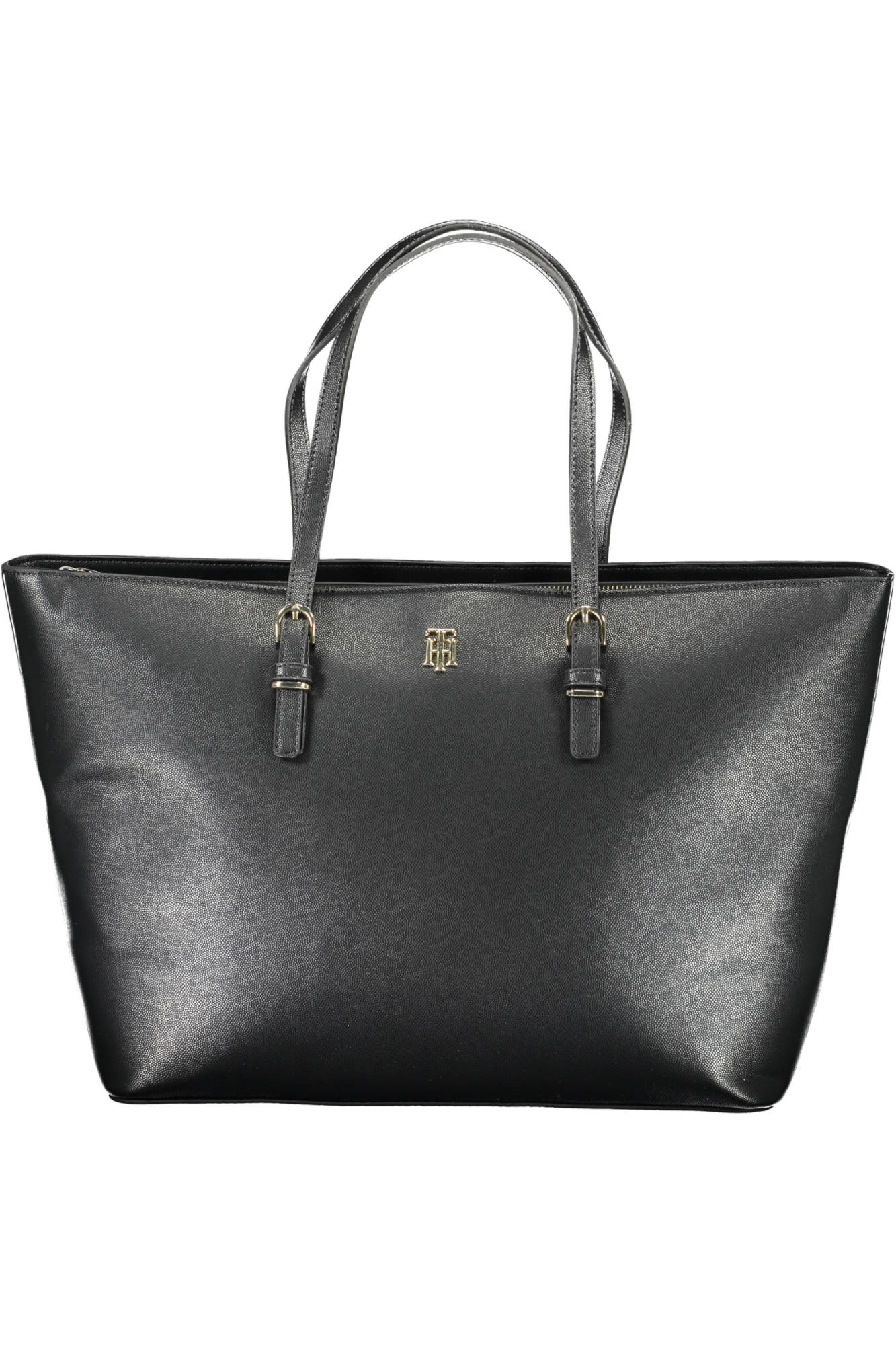 Tommy Hilfiger Black Polyurethane Handbag - Fizigo