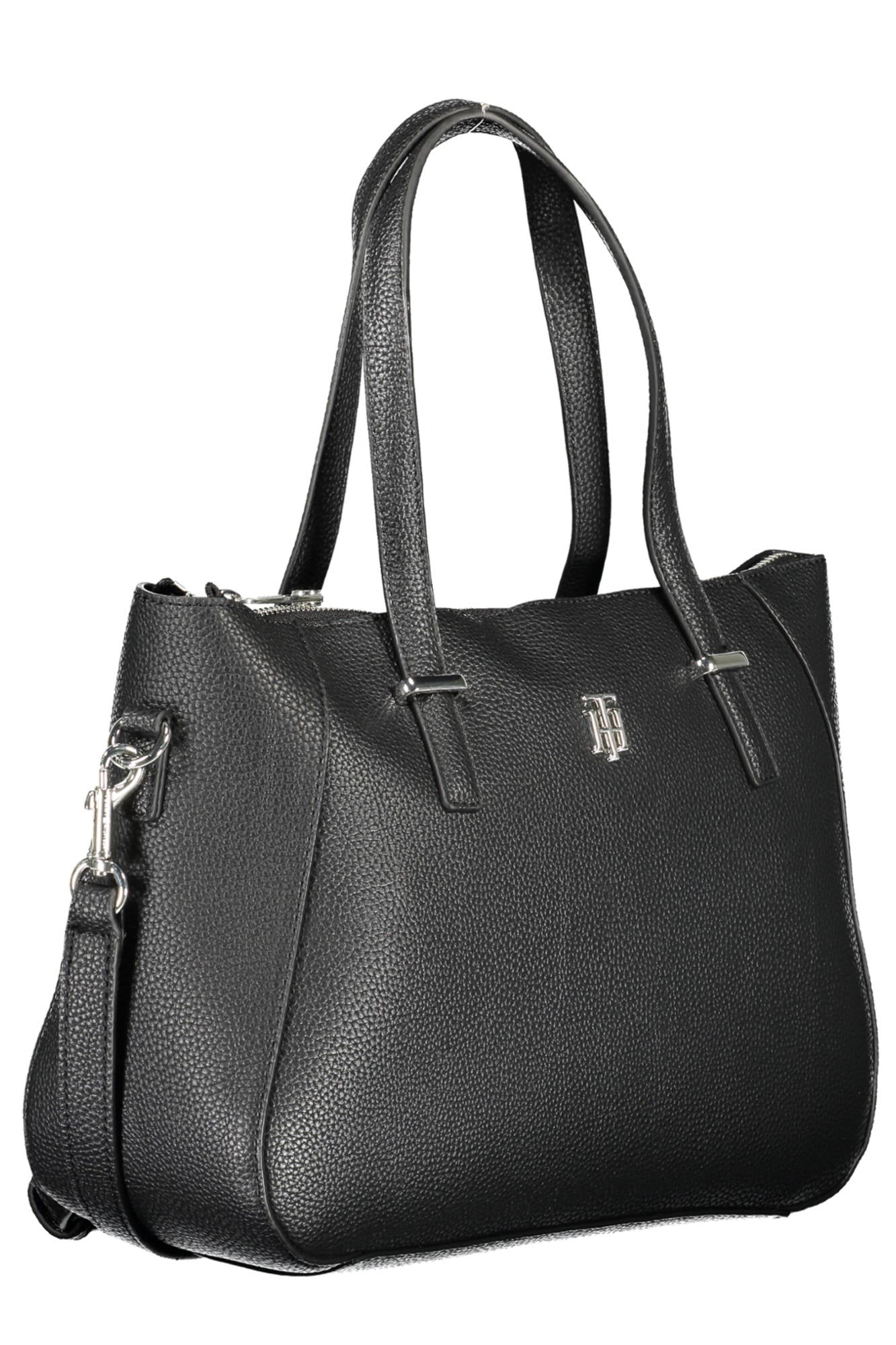 Tommy Hilfiger Black Polyurethane Handbag$1 - Fizigo
