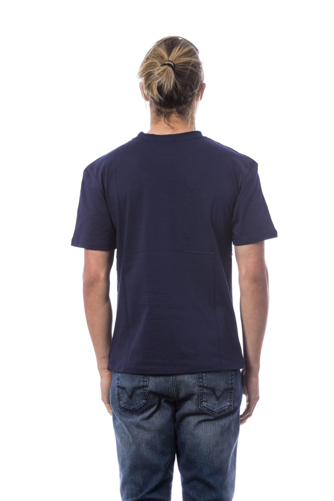 Verri Blue Cotton T-Shirt - Fizigo