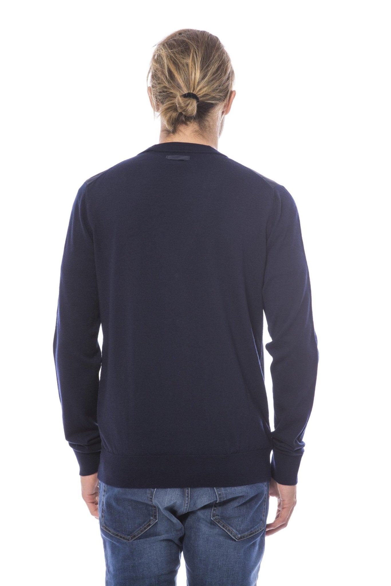 Verri Blue Wool Cardigan - Fizigo