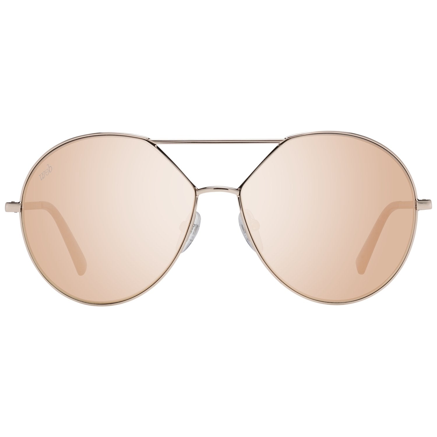 Web Rose Gold Sunglasses for Woman - Fizigo